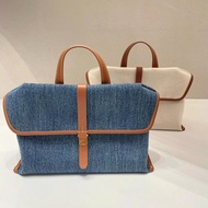 Songmont Denim Commuter All-Match Small Shoulder Messenger Bag Handbag