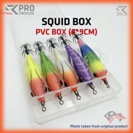 SQUID EGING STORAGE BOX PVC FOR 8CM LURES