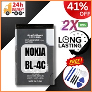 For Nokia BL-5C, BP-4L, BL-4UL, BL-4U, BL-4C Nokia 3120 / 3310 2017 / 3310 2017 Clone Bateri Battery