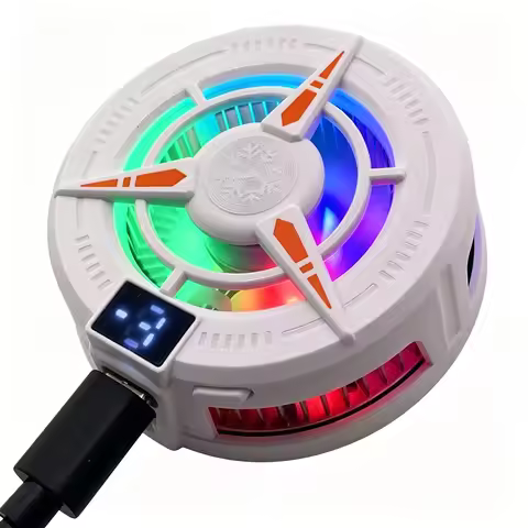 TL25 Semiconductor Phone Cooler 5V3A Powerful Cooling Magnetic & Clip 2-in-1 Digital Display for Gam