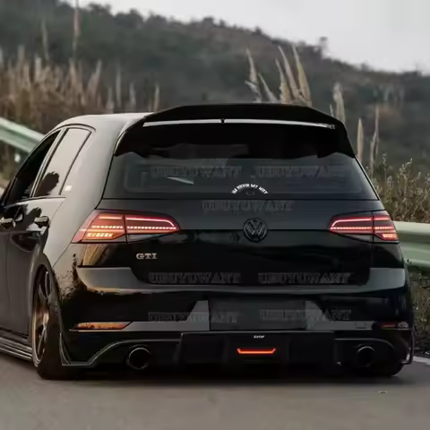 UBUYUWANT Aspec Ppv400 High Quality ABS Car Roof Spoiler For Volkswagen GOLF7 MK7 7.5 GTI/R 2014-201