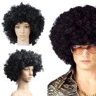 Fesyen Rambut Palsu Kerinting Afro Hitam Pelbagai Berwarna Rambut Kerinting Badut Cosplay Kanak-kana