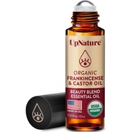 UpNature Organic Castor Oil and Frankincense Roll On – 100% Pure Hexane Free Castor Oil & Frankincen