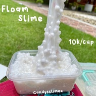 Floam slime crunchy slime foam slime tofu slime