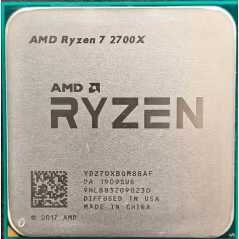 For AMD Ryzen 7 2700X R7 2700X 3.7 GHz Eight-Core Sixteen-Thread 16M 105W CPU Processor YD270XBGM88A