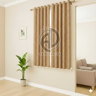 SHORT WINDOW CURTAINS SHORT WINDOW CURTAINS SMOKING HEIGHT 150CM 10 HOLES Langsir Tingkap Pendek Lan
