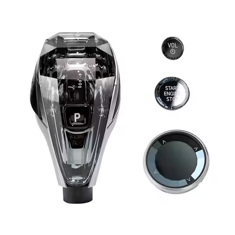 Crystal Gear Shift Knob Handles Gearbox Lever Stick Head For BMW 2 3 4 Series F44 G20 G21 G22 G23 G2