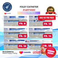 (piece) Foley Catheter (PARTNERS) Sold as per Piece FR. 8, 10, 12, 14, 16, 18