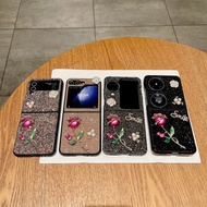 Aesthetic Flower Casing N3Flip N2Flip Elegant Love for OPPO Find N3 Flip N2 Flip Back Phone Case