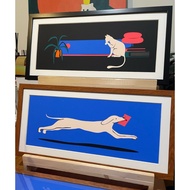 ARTPRINT | Erdy_ Good Days& News-Screen print 43x17.5cm-limited edition (Excluding Frame) [10329]