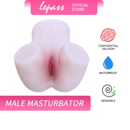 Lepass 2 In 1 660g Repeatable Vagina Anus Mini Sex Doll Male Masturbator Adult Toys For Men