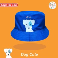 Boys and Girls Hats, Cute Dog Pattern Bucket Hats