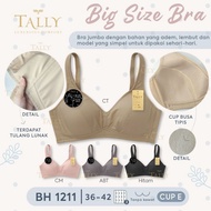 1pcs Bra BH Tally 1211 Cup E Thin Foam No Wire Hook 3 BH Jumbo