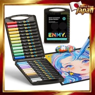ENMY Acrylic Marker Set - Water-Based Art Markers for Illustration and Fabric Projects, Available in