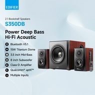 Edifier S350DB / S351DB 2.1 Bookshelf Speakers - Bluetooth V5.1 | 8" Subwoofer | Titanium Dome Tweet