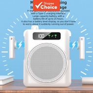 Teaching Voice Amplifier with Magnetic Wireless Lavalier Mic Bluetooth Speakers Sound System