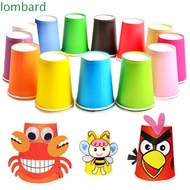 LOMBARD Disposable Cup Art Materials Diy For Birthday Party Wedding Picnic Paper Tableware