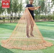 COD JALA LEMPAR JALA IKAN NELAYAN BAHAN PE KAIN NILON  KUAT TINGGI 3m MERAH COKLAT