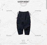 VI-X1T - 3D’S “Torque-G” Cutting Pants - Bathyal goopi六週年深藍