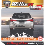Car stickers, cutting stickers, room stickers, mountain stickers, jeeb stickers, avanza stickers, br