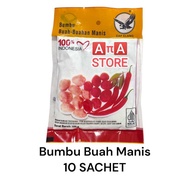 Sweet fruit seasoning rujak salt Kiamboi/ 10 Pieces Sachet
