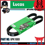 LUCAS FAN BELT 6PK1669 FOR PROTON EXORA TURBO PREVE IRIZ