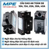 CB circuit breaker safety automatic circuit breaker 15A 20A 30A 40A Genuine MPE safety breaker mcb