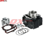 125cc Motorcycle 52.4mm Bore Steel Cylinder Piston Gasket kit For Lifan 1P52FMI Horizontal Engines D