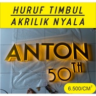 Acrylic LED Raised Letters FULLSET