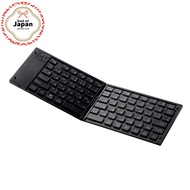 ELECOM Keyboard Bluetooth Folding Multi Pairing Black TK-FLP01BK
ELECOM Keyboard Bluetooth Folding M