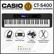 Casio CT-S400 61-Key Portable Keyboard With Headphone (Casiotone / CTS400 / CT S400)