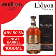 (1L) Wild Turkey Kentucky Spirit Single Barrel Hand Selected Bourbon Whiskey 1000ml 50.5%