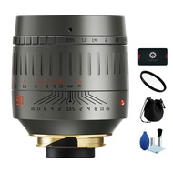 TTArtisan 50mm F0.95 ASPH フルフレーム 大口径マニュアルフォーカスレンズ チタニウムグレー ライカMマウントカメラ Leica M-M M3 M6 M7 M8 M9 M9P