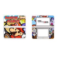 全新Paper Mario New Nintendo 3DS 保護貼 有趣貼紙 全包主機4面