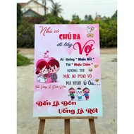 Wedding Table Strawberry Gate Board, Easy to Design on Demand