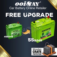 AMARON GO NS60 | 46B24R/RS | 55B24R 55B24RS (MF) - 45AH - Car Battery - BLM Wira Iriz Avanza Persona