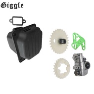【GIG】Oil Pump Gasket  with Muffler Kit for 038 380 MS380 MS381 038AV Chainsaw