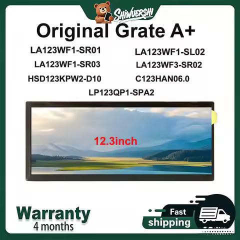 Original New A+12.3" LCD Screen LA123WF1 SR01 SL02 SR03 LA123WF3-SR02 HSD123KPW2-D10 C123HAN06.0 LP1