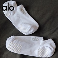 alo Non-Slip Sports Socks Pilates Boat Socks Yoga Socks Solid Color Short Socks Sports Boat Socks