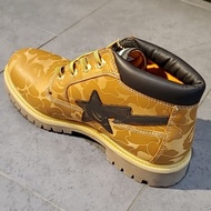 UNDEFEATED Bape TINBER Brand New BAPE Joint High-Top Shoes Boots
