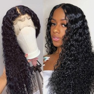 13x6 Hd Transparent Lace Front Human Hair Wigs For Black Women 360 Lace Frontal Wigs Glueless 100 Vi
