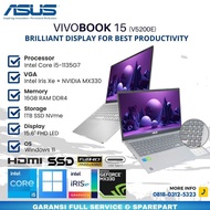 Laptop Gaming Multimedia Asus Vivobook V5200E  CORE I5-1135G7 16GB 1TB SSD 15,6"FHD NVIDIA MX330 2GB WIN 11 - Baru Bergaransi