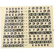 1Pcs Guitar Fretboard Stickers Guitar Fretboard Notes Musical Scale Label for Beginner Practice