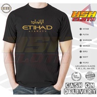 Custom Etihad Airways Flight Company Distro T-Shirt - HSHCloth