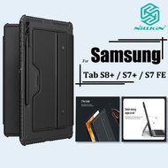 Nillkin 3 in 1 iPad ปลอกป้องกัน Samsung Galaxy Tab S8+ / S7+ / S7 FE ฝาครอบด้านหลัง Bluetooth Keyboard Case (พร้อม Bluetooth Keyboard Backlight Edition)