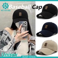 READY STOCK Baseball Cap Topi Adjustable Duckbill Snapback Cap Outdoor Korean Hat Unisex Cap Hat Wom