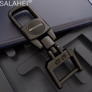 Car Fashion Logo Keychain Metal Key Ring For Mercedes Benz AMG W204 W205 W211 W203 W212 S G E GLE GLS CLA GLC EQE Accessories