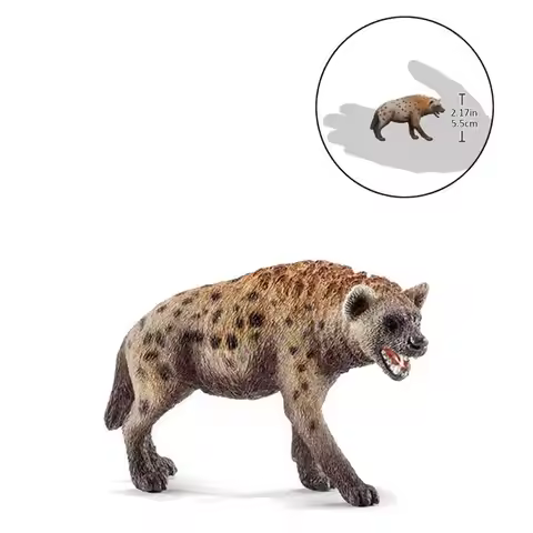 High Quality 8.5cm Hyena Wildebeest Simulation Of Animal Models Action Figures Toys Collection Gift 