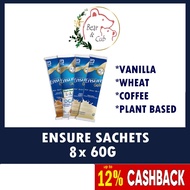 Ensure Gold 400g Tin/ Sachets (8x 60G) - Vanilla/ Wheat/ Coffee/ Plant Based (Almond)