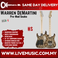 Charvel Warren Demartini Signature Pro-Mod Snake Electric Guitar, Maple FB, Snakeskin